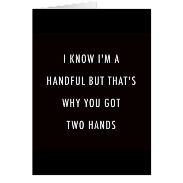 ***TENGAMOS LAS MANOS PARA SIEMPRE*** TARJETA DE A (Frente)