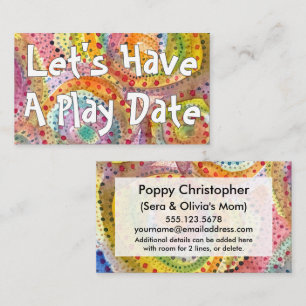 Tengamos una Tarjeta de Invitación a Jugar Arte Mu