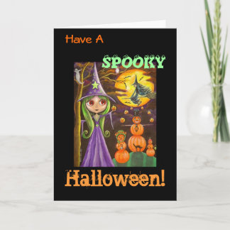 ¡Tengan un Halloween Sombrío! Tarjeta