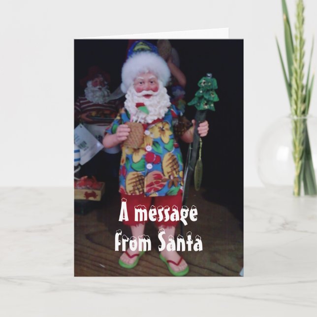 TENGAN UN NAVIDAD DE SALLY JOLLY DICE SANTA HOLIDA (Anverso)