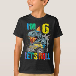 Tengo 6 años, vamos a montar camiseta de dinosauri