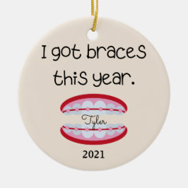 Tengo Braces Este Año Ornamento