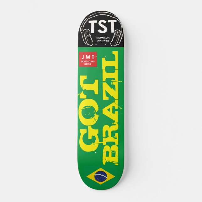 TENGO BRASIL Skateboard (Anverso)