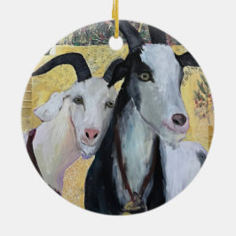 Tengo cabra #1: adorno de porcelana "Cerca de ti"