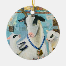 Tengo cabra #4: ornamento de porcelana de Madonna