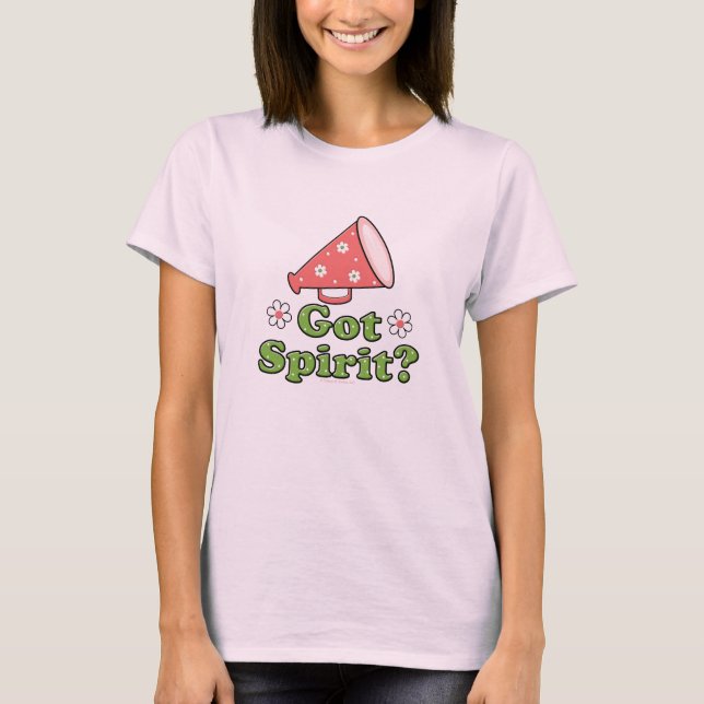 Tengo camiseta de animador de espíritu (Anverso)