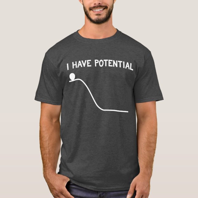 Tengo camiseta de la energía potencial (Anverso)