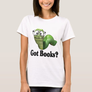 Tengo camisetas y regalos para libros.
