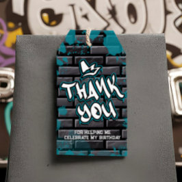 Tengo cinco en ello - Etiqueta de regalo de cumple