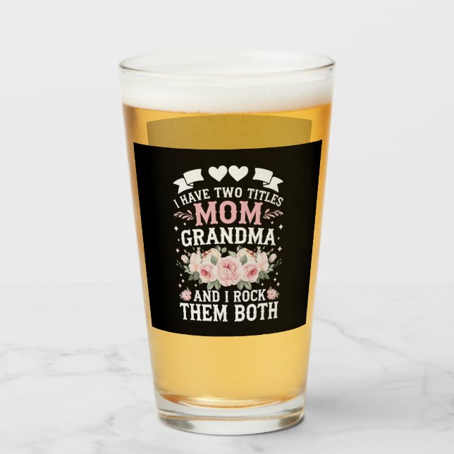 Tengo Dos Títulos Mamá Y Abuela Día de la Madre Cu (Anverso (lleno))