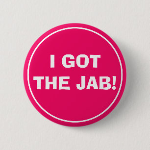 TENGO EL Botón JAB (Hot Pink)