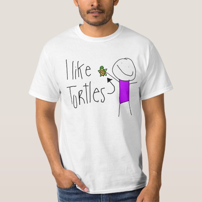 "Tengo gusto camiseta de las tortugas" (Anverso)