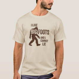 Tengo gusto de la camiseta de BIGFOOTS