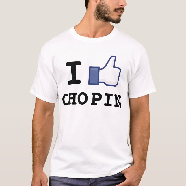 Tengo gusto de la camiseta de Chopin (Anverso)