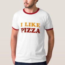 Tengo gusto de la camiseta de la pizza