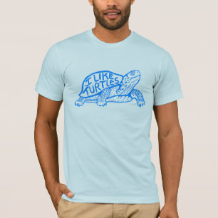 Tengo gusto de la camiseta de las tortugas