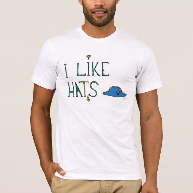 Tengo gusto de la camiseta de los gorras (Anverso)
