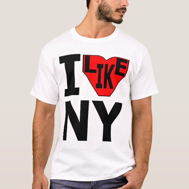 Tengo gusto de la camiseta de NY (Anverso)