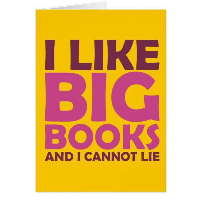 Tengo gusto de los libros grandes y no puedo (Frente)