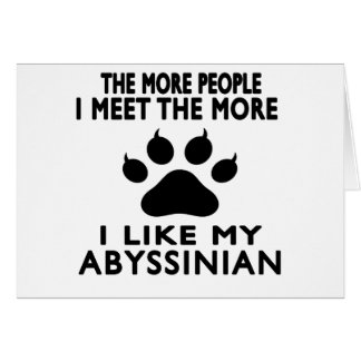 Tengo gusto de mi abisinio