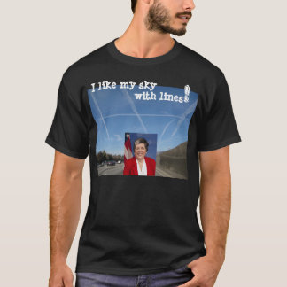 "Tengo gusto de mi cielo con las líneas" camiseta