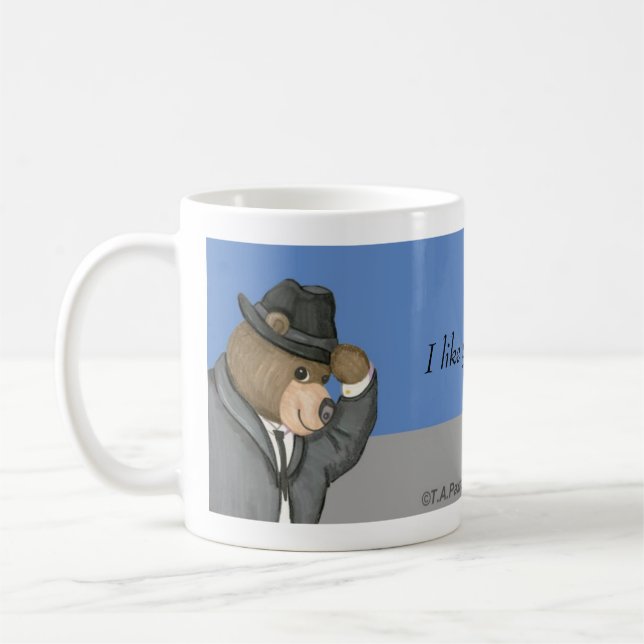 ¡Tengo gusto de su estilo! Taza del oso de Fedora (Izquierda)