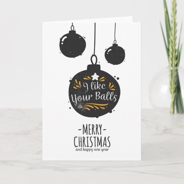 Tengo gusto de sus bolas, navidad divertido, Años (Anverso)