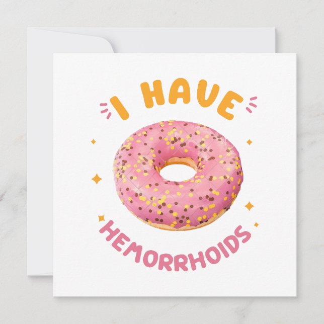 Tengo hemorroides (Anverso)