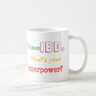 Tengo IBD. ¿Cuál es su superpotencia? taza para la