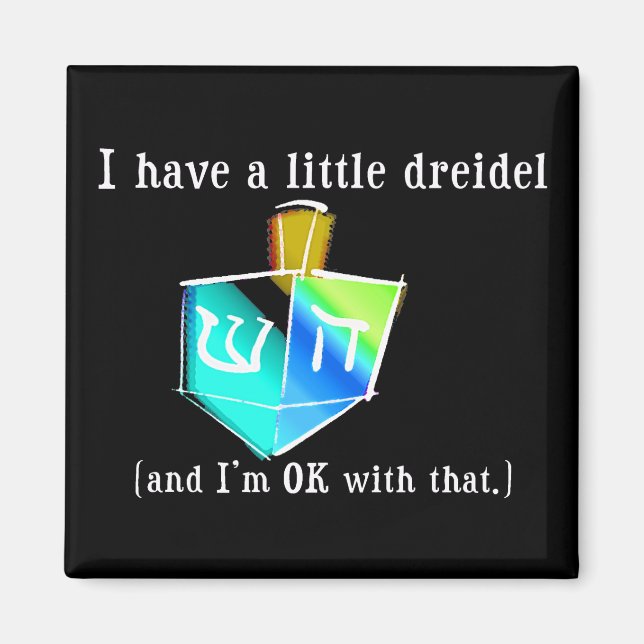 Tengo imanes de Dreidel (Frente)