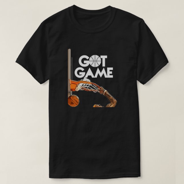 Tengo juego de baloncesto con camiseta (Diseño del anverso)