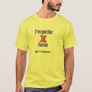 Tengo la camiseta del factor de X