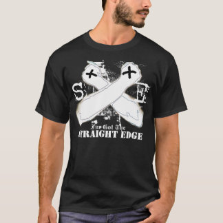 Tengo la camiseta recta del borde - en negro