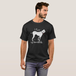 "Tengo mi camisa de los estándares" (los caniches)