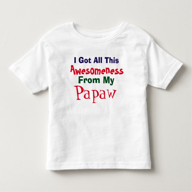 Tengo Mi Conciencia De Mi Camiseta Papaw (Anverso)