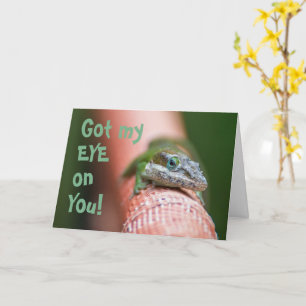 Tengo Mi Ojo En Tu Tarjeta De Saludo 