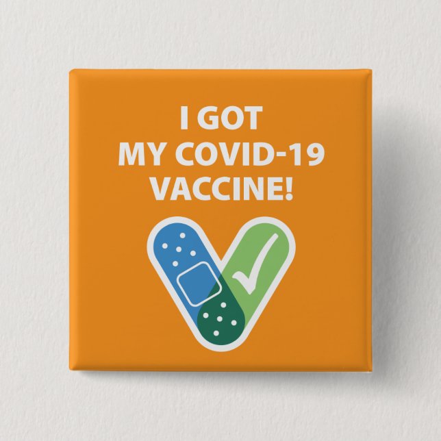 ¡Tengo Mi Vacuna COVID-19! Chapa (Anverso)
