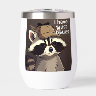Tengo Problemas de Confianza Taza de Mapache | Div