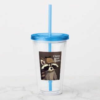 Tengo Problemas de Confianza Taza de Mapache | Div