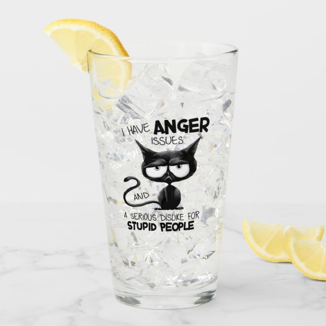 Tengo Problemas de Ira Regalo Divertido para Amant (Anverso (hielo))