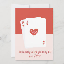 Tengo tanta suerte de tener tu tarjeta de vacacion