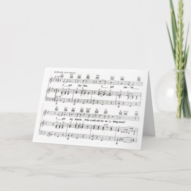 Tengo tarjeta de ritmo (Anverso)