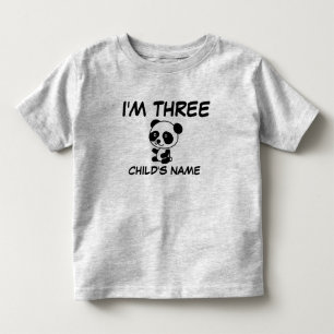 Tengo TRES (3 AÑOS) camisetas personalizadas