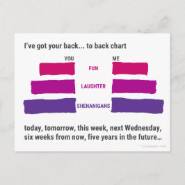 Tengo Tu Espalda... Postal de Espaldas