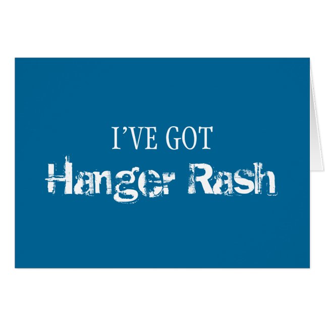 Tengo un HANGER RASH (Anverso (Horizontal))