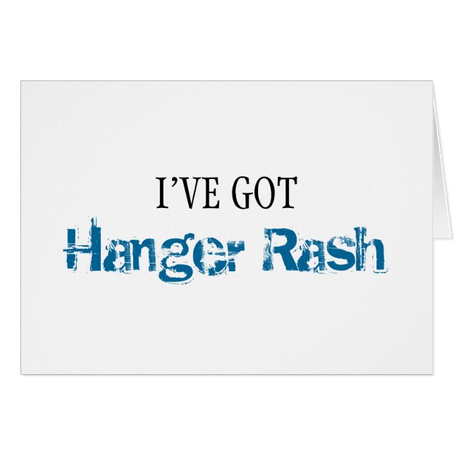 Tengo un HANGER RASH (Anverso (Horizontal))