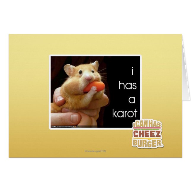 Tengo un karot (Anverso (Horizontal))