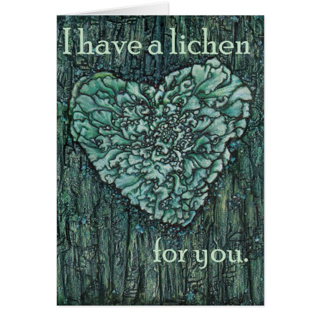 Tengo un liquen para usted (Frente)