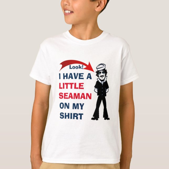 TENGO UN PEQUEÑO SEAMAN EN MI CAMISA (Anverso)