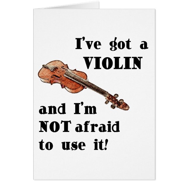 Tengo un violín (Frente)